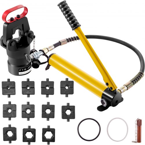 6awg-800mcm Terminal de cable hidráulico Crimper Lug Crimping Tool 18t Separable Pump