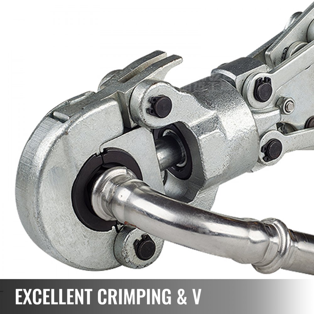 VEVOR V-Shaped Hydraulic Press Pliers Copper & Stainless Steel Pipe Radial Press