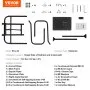 VEVOR Hydraulic Spa Cover Lift, Hot Tub Cover Lift, Adjustable Height 840-1050 mm and Width from 1350-2350 mm, Mounted Underneath on One Side, Compatible with Various Sizes of Hot Tubs & Spas