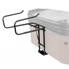 VEVOR Hot Tub Cover Lift, Spa Cover Lift, Hydraulic, Height 84.07cm - 104.9cm Width 134.87cm - 234.95cm Adjustable, Installed Underneath on one Sides, Suitable for Various Sizes of Hot Tubs, Spa