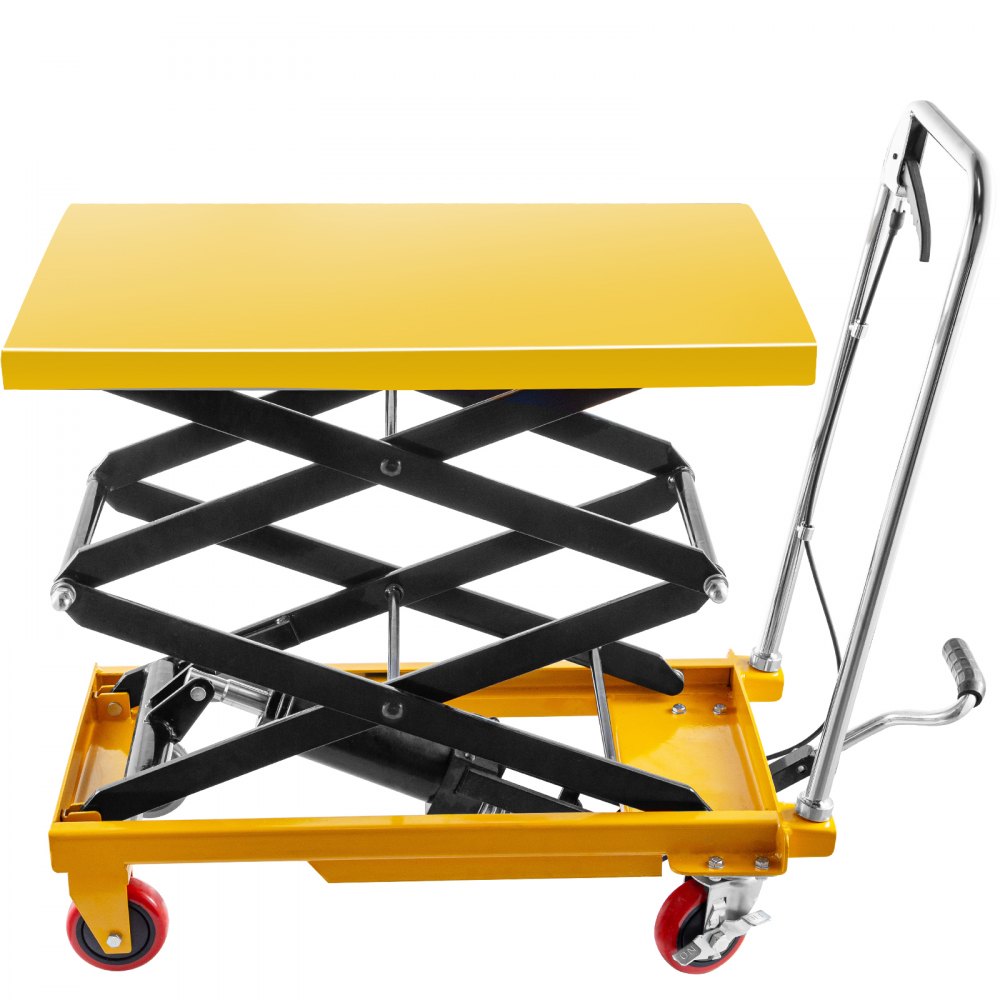 Hydraulic Scissor Lift Trolley 350KG Scissor Lift Platform Max Height 1300mm
