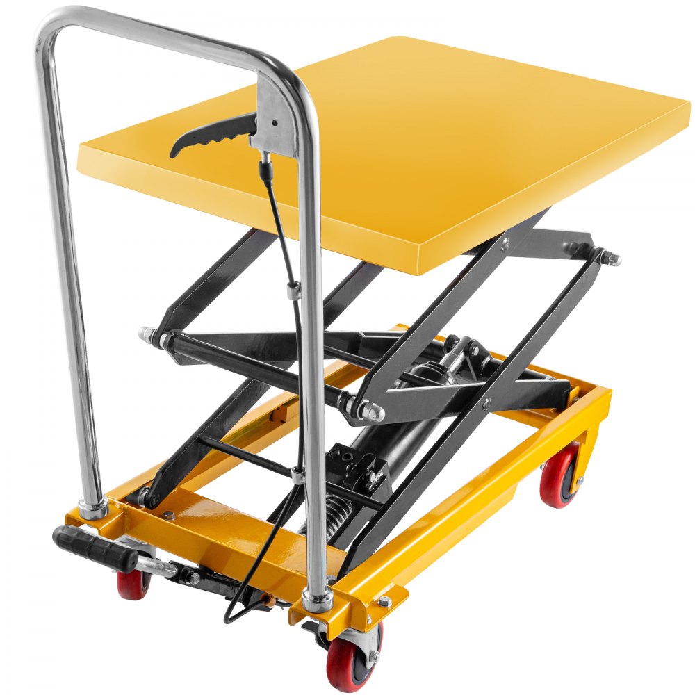 Hydraulic Scissor Lift Trolley 350KG Scissor Lift Platform Max Height 1300mm