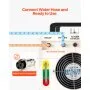 VEVOR Industrial Water Chiller, 5460 BTU/h, Industrial Water Cooler Cooling System with Compressor, 1.8  Gal Tank Capacity, 3.4 GPM Max Flow, Laser Chiller, for CO2 Laser Engraving & Cutting Machine