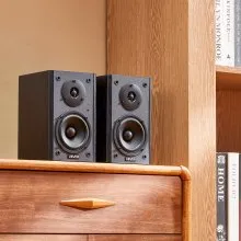 Active Powered Bookshelf Studio Monitor Speakers 20W x2 Bluetooth Coaxial Stereo