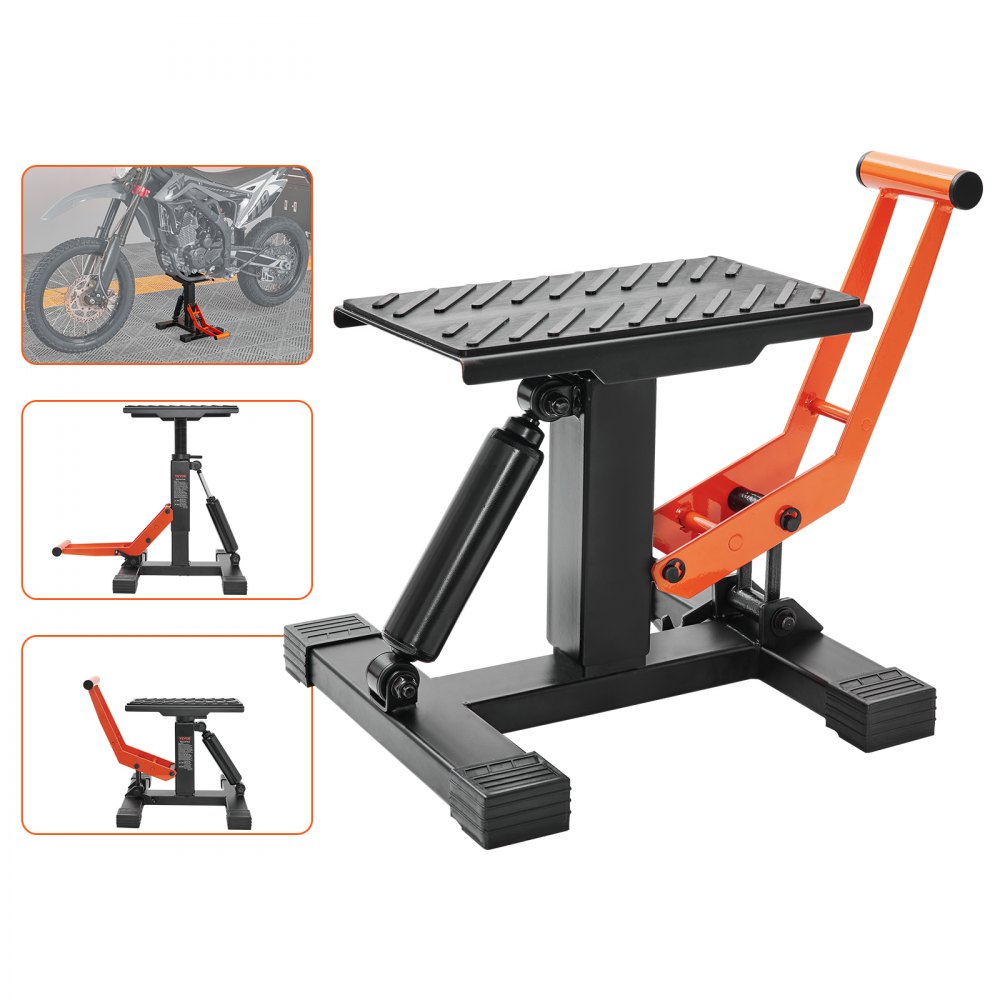 CHANGCHENG Motorcycle Dirt Bike Stand Jack Lift Table Height Adjustable  Heavy Duty Repair Hoist Rack Lifting 今だけ半額