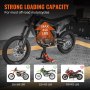 VEVOR Dirt Bike Lift Stand, Motorcykel Jack Lift Stand 440 lbs Kapacitet och hydraulisk lyftfunktion, justerbart höjdlyftbord, för Dirt Pit Bike Reparation, Underhåll, Dirt Bike Tillbehör