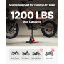 Dirt Bike Lift Stand 440 LBS Adjustable Hydraulic Lift Jack for Motorcycle Hoist