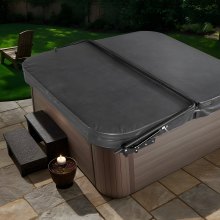 VEVOR Hot Tub Cover Lift, Spa Cover Lift, Hydraulic, Width 175.26cm - 254.11cm Adjustable, Installed on Both Sides at the Top, Suitable for Various Sizes of Rectangular Bathtubs, Hot Tubs, Spa