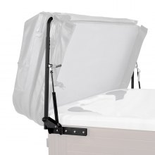 VEVOR Hot Tub Cover Lift, Spa Cover Lift, Hydraulic, Width 175.26cm - 254.11cm Adjustable, Installed on Both Sides at the Top, Suitable for Various Sizes of Rectangular Bathtubs, Hot Tubs, Spa