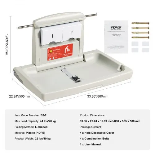 Exclusieve en inklapbare luiertafel in hoogte verstelbaar, Inklapbare luiertafel, Verrijdbaar aankleedkussen in grijs voor baby's met Rollen-80 * 66 * 98cm (donkerroze