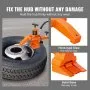 VEVOR Hydraulic Tire Bead Breaker 10000 PSI Foot Pump for Tractor Truck Tire