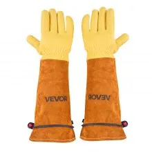 Gardening Gloves Thorn Proof Long Leather Rose Pruning Gloves for Men & Women