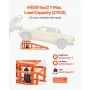 VEVOR Hidraulikus Autórámpák, 2 db 5T 11000 font, 270-360 mm emelési magasság, Nagy teherbírású Hidraulikus Járműrámpák, Hordozható Autóemelők Otthoni Garázskarbantartáshoz és Olajcseréhez, Teherautó Autójavításhoz