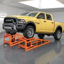 VEVOR Hydraulic Car Ramps, 2 PCS 11000 lbs 5T, 10-14.2 Inch Lift Height, Heavy Duty Hydraulic Vehicle Ramps, Portable Car Lifts for Home Garage Maintenance and Oil Changes, Truck Vehicle Auto Repair