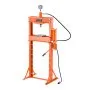 VEVOR Hydraulic Shop Press, 20 T H-Frame Pneumatic Shop Press with Press Plate, Stable Garage Floor Adjustable Hydraulic Press with Triangular Support, Fit for Bending, Straightening & Stamping