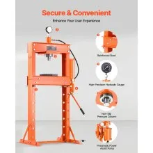 VEVOR 30 T Hydraulic Shop Press Hydraulic Press with Press Plate for Bending