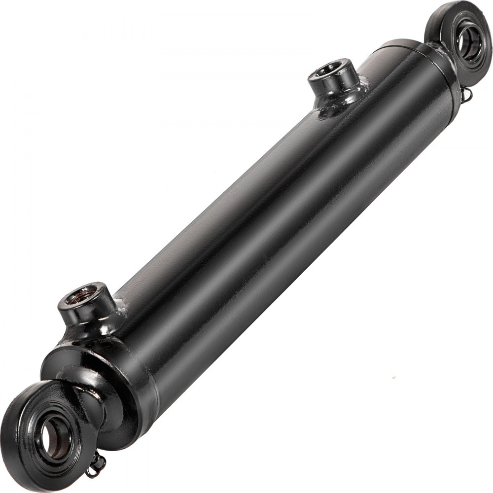 VEVOR Double Acting Hydraulic Top Link Cylinder 2" Bore 10" Stroke with 2 Hoses