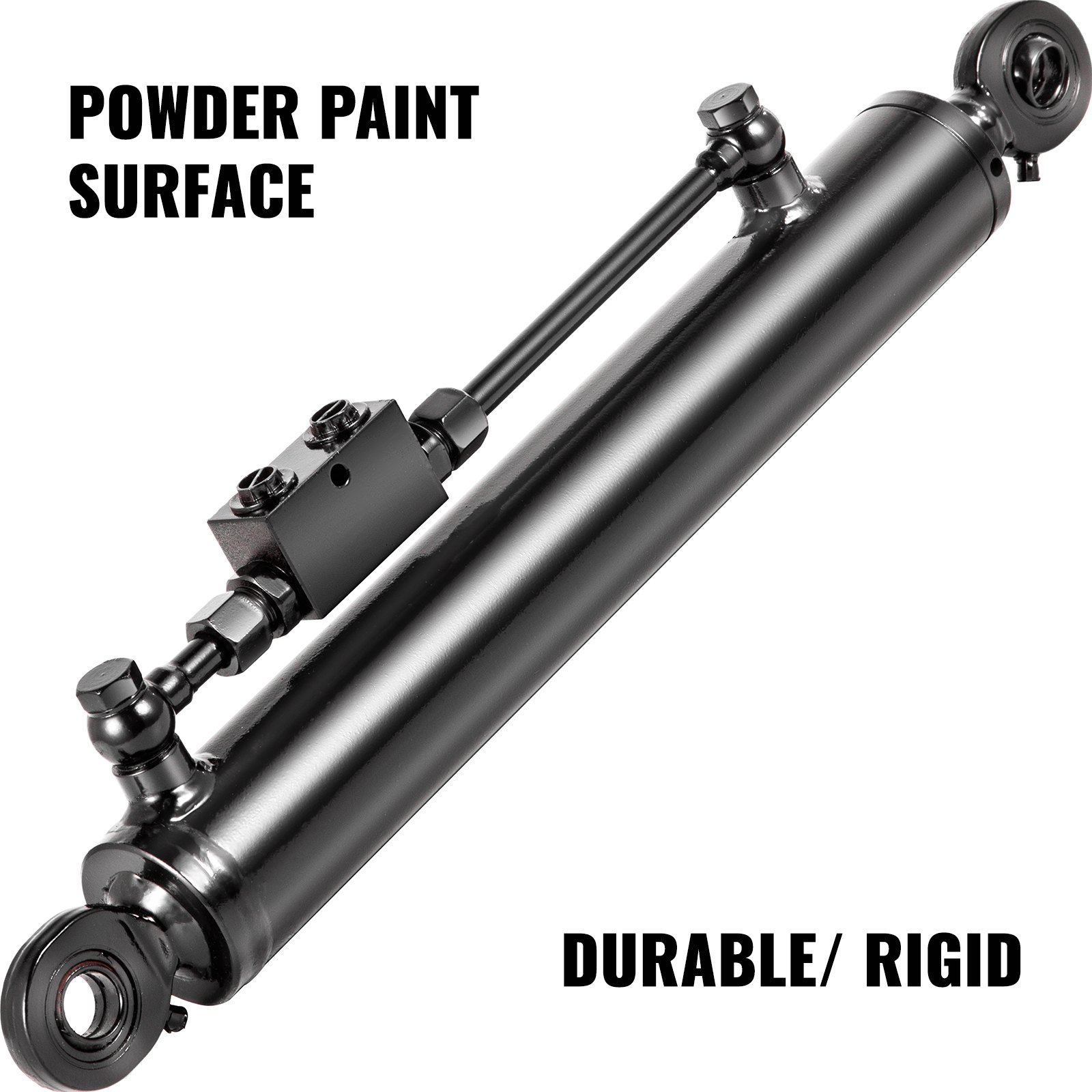 VEVOR Double Acting Hydraulic Top Link Cylinder 2.5" Bore 13" Stroke Check Valve