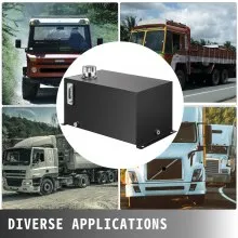 VEVOR Hydraulic Reservoir Oil Tank Fuel Tank 10 Gal Steel with Filter/Temp Gauge