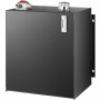 black VEVOR hydraulic oil tank with gauge and cap on top.