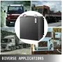 VEVOR Hydraulic Oil Tanks 25Gal Fuel Tank Heavy Duty Hydraulic Steel Tank Reservoir, Gasoline Transfer Tanks, Hydraulic Reservoir with Strainer Temp Gauge Filter Breather Cap for Tractors & Trucks