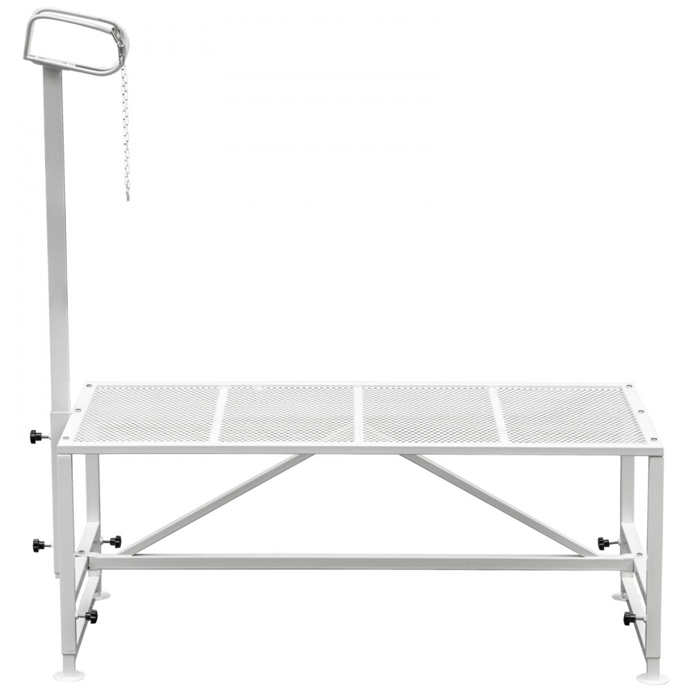 VEVOR Livestock Stand 51x23 inches, Trimming Stand with Straight Head Piece, Goat Trimming Stand Metal Frame Sheep Shearing Stand Livestock Trimming Stands