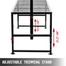 VEVOR Livestock Stand 51x23 inches, Trimming Stand with Straight Head Piece, Goat Trimming Stand Metal Frame Sheep Shearing Stand Livestock Trimming Stands