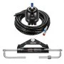 VEVOR 150HP Hydraulic Outboard Steering Kit, Marine Boat Hydraulic Steering System with 13.5-inch Steering Wheel, Helm Pump, Hydraulic Cylinder & 2PCS 26FT Hoses for Single Station Single-Engine Boats