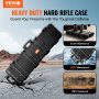 VEVOR Rifle Case, Rifle Hard Case with 3 Layers Fully-protective Foams, 50 inch lockable Hard Gun Case with Wheels, IP67 Waterproof & Crushproof, for Two Rifles or Shotguns, Airsoft Gun