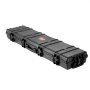 black VEVOR tactical range case with secure latches, carrying handle, and reinforced corners.