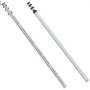 VEVOR Aluminum Grade Rod, 14-Feet/8ths 4 Sections Telescopic Measuring Rod, Double-Sided Scale 1/8in Leveling Rod Stick, Aluminum Alloy Survey Rod w/ Bubble Level &Carrying Bag for Houses,Walls,Floors