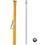 VEVOR Aluminum Grade Rod, 16-Feet/10ths 4 Sections Telescopic Measuring Rod,Double-Sided Scale 1/10ft Leveling Rod Stick,Aluminum Alloy Survey Rod w/ Bubble Level &Carrying Bag for Houses,Walls,Floors