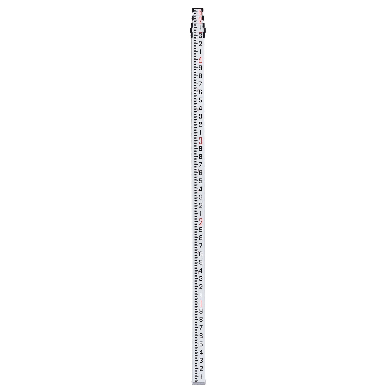 VEVOR Aluminum Grade Rod, 16-Feet/10ths 4 Sections Telescopic Measuring Rod,Double-Sided Scale 1/10ft Leveling Rod Stick,Aluminum Alloy Survey Rod w/ Bubble Level &Carrying Bag for Houses,Walls,Floors