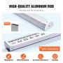 VEVOR Aluminum Grade Rod, 18-Feet/10ths 6 Sections Telescopic Measuring Rod,Double-Sided Scale 1/10ft Leveling Rod Stick,Aluminum Alloy Survey Rod w/ Bubble Level &Carrying Bag for Houses,Walls,Floors