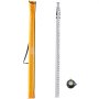 VEVOR Measuring Rod 20-Feet/10ths 6 Sections Telescopic Grade Rod 1/10ft w/ Bag