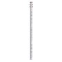 VEVOR Aluminum Grade Rod, 9-Feet/8ths 3 Sections Telescopic Measuring Rod, Double-Sided Scale 1/8in Leveling Rod Stick,Aluminum Alloy Survey Rod with Bubble Level &Carrying Bag for Houses,Walls,Floors