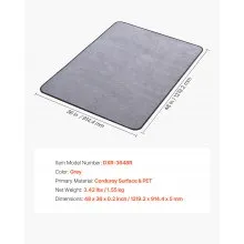 VEVOR Chair Mat 36 x 48-inch Office Chair Mat for Hard Floors Corduroy Surface