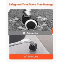 VEVOR Chair Mat 36 x 48-inch Office Chair Mat for Carpeted Floors Rectangular