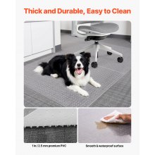 VEVOR Chair Mat 60 x 46-inch Office Chair Mat for Low Pile Carpeted Floors