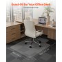 VEVOR Chair Mat with Lip, 36 x 48-inch Office Chair Mat for Low Pile Carpeted Floors, Plastic Floor Protector Rug with Studded, Non-Slip & Easy to Clean, Smooth Glide Under Desk Rug for Home Office