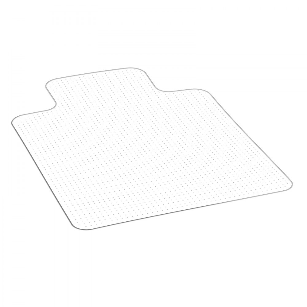 VEVOR Chair Mat with Lip, 915 x 1225 mm Office Chair Mat for Low Pile Carpeted Floors, Clear Floor Protector Rug with Studded, Non-Slip & Easy to Clean, Smooth Glide Under Desk Rug for Home Office