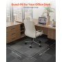 VEVOR Chair Mat with Lip, 915 x 1225 mm Office Chair Mat for Low Pile Carpeted Floors, Clear Floor Protector Rug with Studded, Non-Slip & Easy to Clean, Smooth Glide Under Desk Rug for Home Office