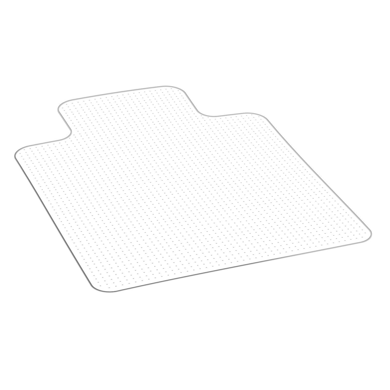 VEVOR Chair Mat with Lip, 915 x 1225 mm Office Chair Mat for Low Pile Carpeted Floors, Clear Floor Protector Rug with Studded, Non-Slip & Easy to Clean, Smooth Glide Under Desk Rug for Home Office