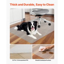 VEVOR Chair Mat 36 x 48-inch Transparent Office Chair Mat for Hard Floors Home