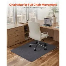 VEVOR Chair Mat 55 x 35-inch Office Chair Mat for Hard Floors Polyester Surface