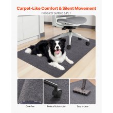 VEVOR Chair Mat 55 x 35-inch Office Chair Mat for Hard Floors Polyester Surface