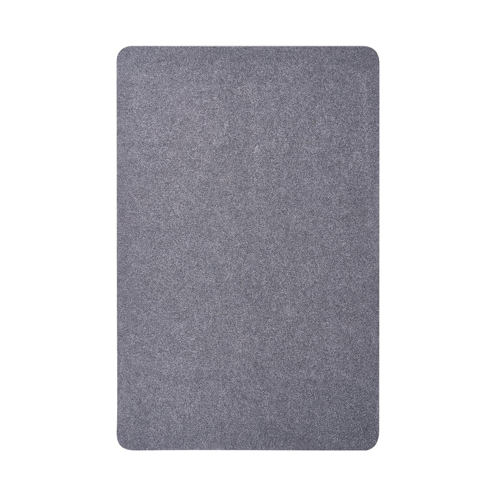 VEVOR Chair Mat, 897 x 1396 mm Office Chair Mat for Hard Floors, Floor Protector for Rolling Chairs, Polyester Surface, Non-Slip & Easy to Clean, Smooth Glide Under Desk Rug for Home Office (Dark Grey)