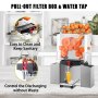 VEVOR Commercial Juicer Machine Commercial Orange Juice Machine with a Water Tap