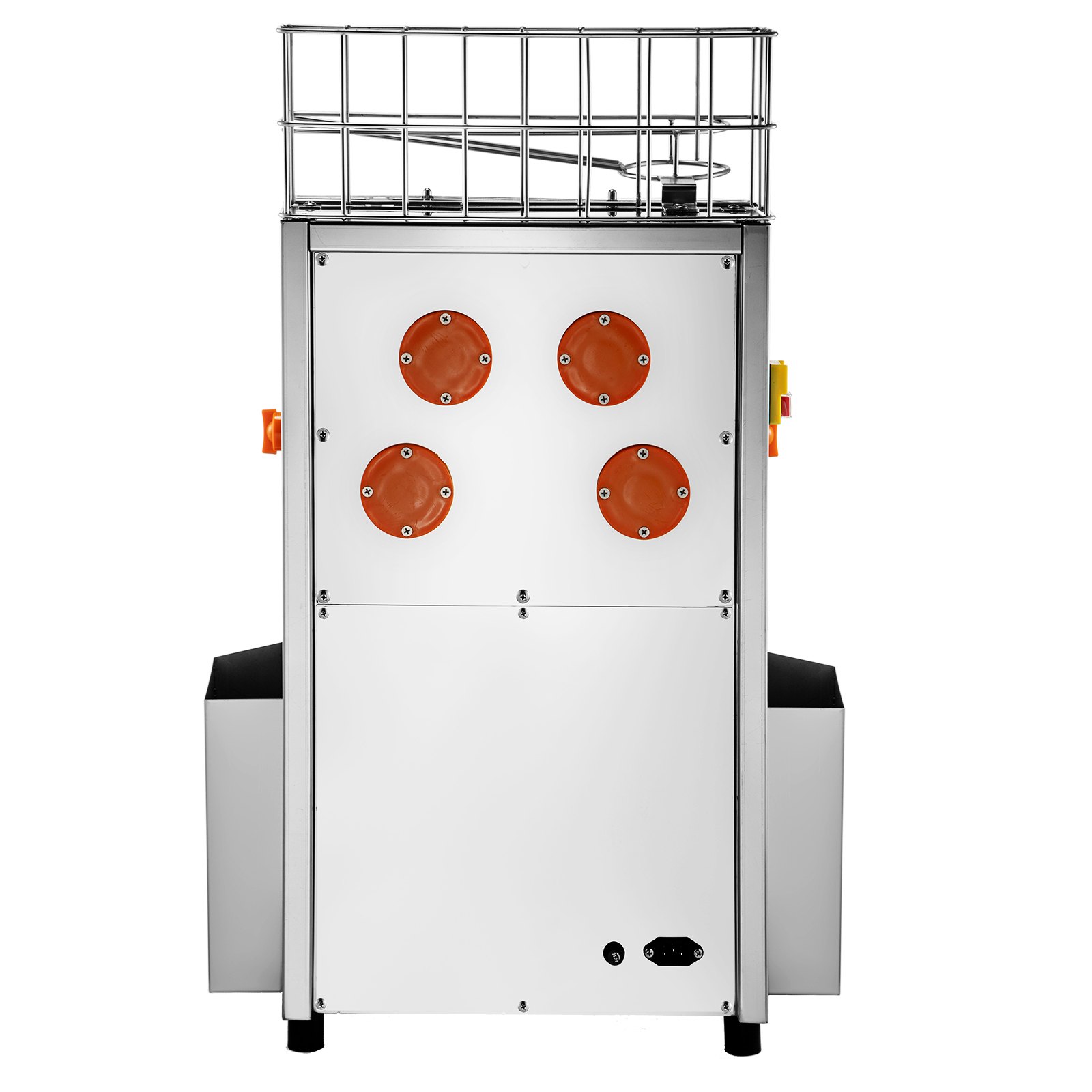 VEVOR Commercial Juicer Machine with Water Tap, 110V Juice Extractor, 120W Orange Squeezer, Orange Juice Machine for 25-35 Per Minute with Pull-Out Filter Box Acrylic Cover and Two Collecting Buckets