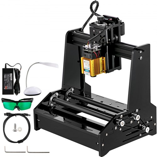 Máquina CNC VEVOR Mini grabador láser 5,5 W grabador cilíndrico láser